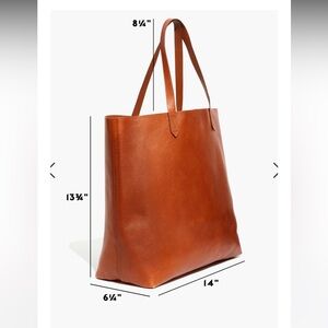 GUC Madewell everyday tote in English Saddle